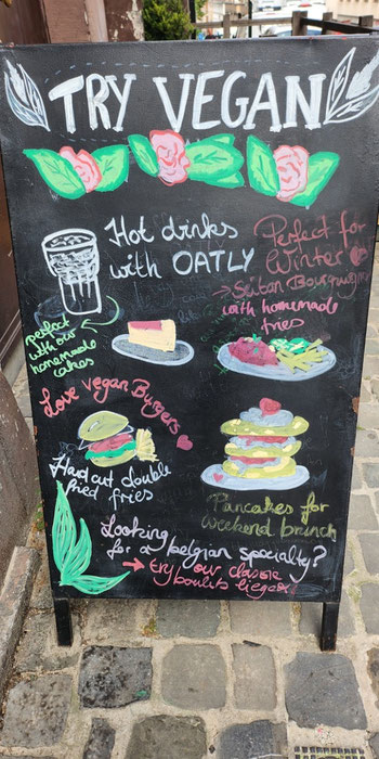 The judgy vegan sign