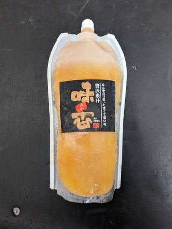 25％絞り　超贅沢冷凍果汁１ℓ　パック