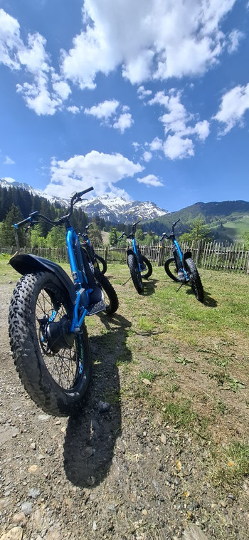 randonnée en trottinette électrique tout terrain en savoie