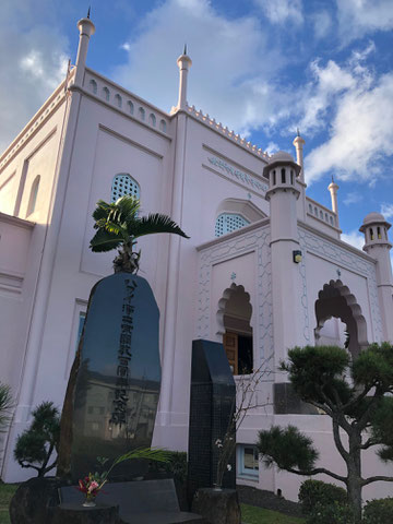 Monument to commemorate centennial celebration at Jodo Mission of Hawaii, dedicated in October, 1994.  This was donated by Jodo Shu All Japan Young Ministers' Association.