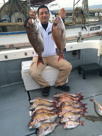 安心させてもらってます(^_-)-☆よう釣ります!! 62 60からの15fishお見事でした!