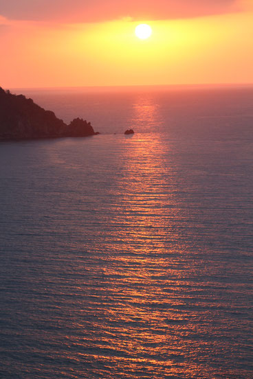 日本海の夕日Ⅱ（鳥取県岩美町）