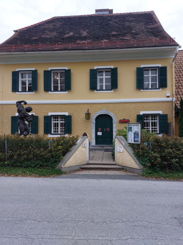 Arnold Schwarzenegger's birthplace/museum in the village of Thal near Graz / state of Styria / Austria