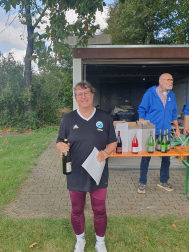 Wie immer eine "Bank" - So auch am 29.09.24 in Heuchelheim: Ulrike!