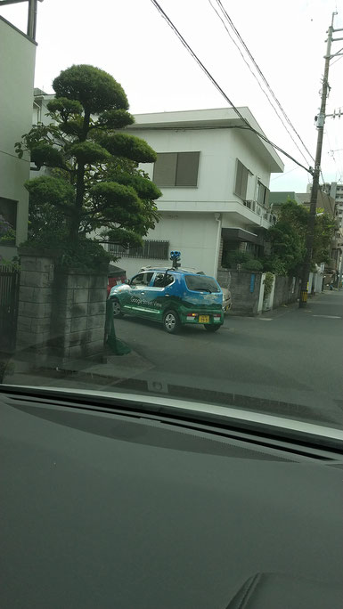 Googleストリートビュー撮影車の写真