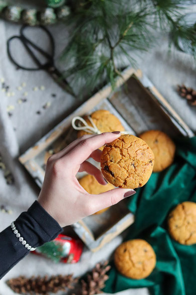 Erdnussbutter Schokocookies