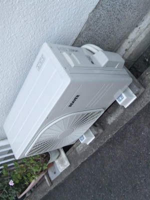 エアコン室外機清掃
