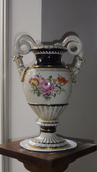 Meissen, Schlangenvase, 39cm, 1.Wahl