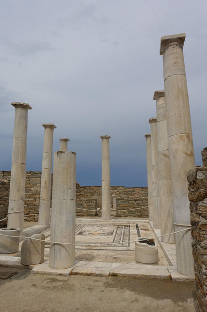 Grèce, Cyclades : Délos, la Maison de Dionysos