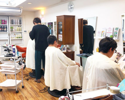 メンズに人気の仙台の美容室 仙台 国分町のヘアセットが得意な美容室 いすず美容室