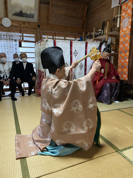 剣の舞奉納2(令和4年春)