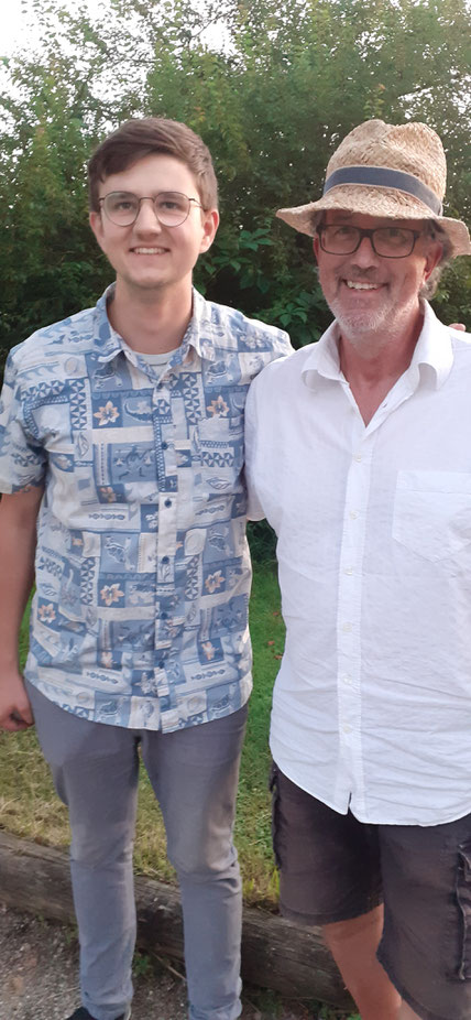 Sieger B-Turnier Doublette Formee´ 28.7.2024 Adrian und Joachim