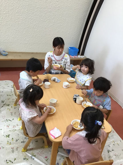 「甘くておいしいね」「おかわりある？」と色んなところから聞こえてきました！