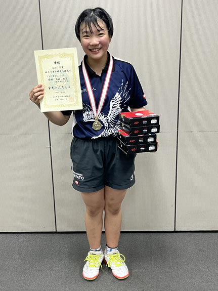 ジュニア女子優勝:髙田 桃花(横浜隼人中学)