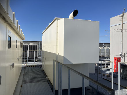オフィスビル　福岡県福岡市　非常用発電機の擬似負荷試験　施工事例