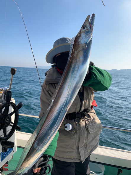今日1‼ナイス釣り母さん(^^♪。F5.5‼