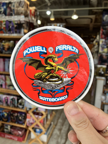 OLD SKATE STICKER - SKY newtype shop