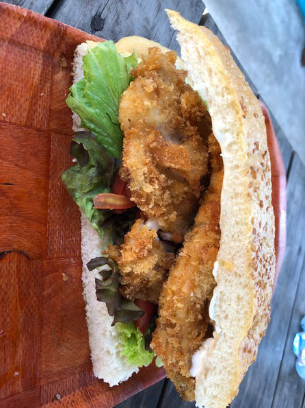 Fish sandwich Rarotonga,