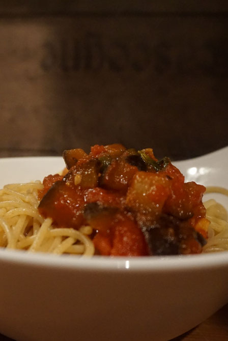 Rezept Jamie Oliver sizilianische Pasta alla Norma mit Aubergine