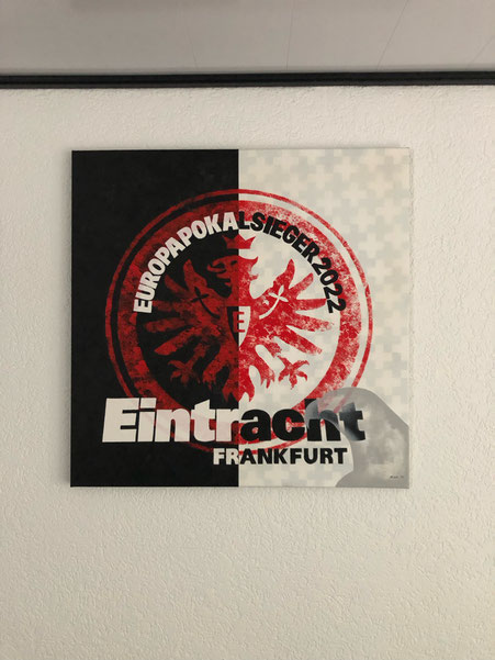 Auftragsarbeit zum Pokalsieg von Eintracht Frankfurt