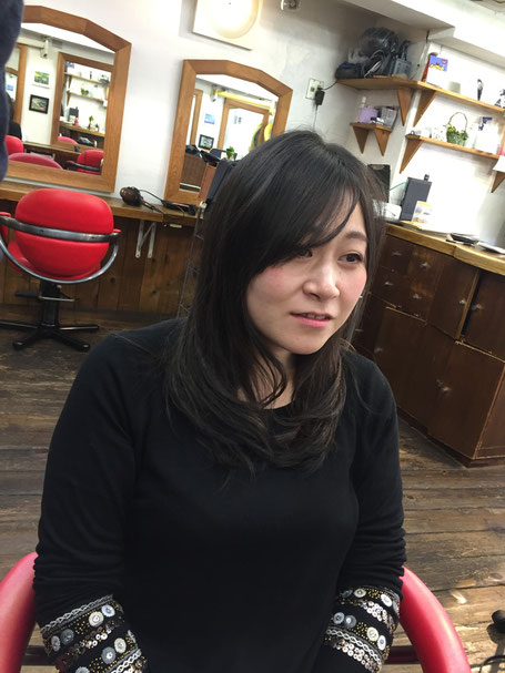 横浜・美容室☆女性の笑顔を作る専門家☆美容家 奥条勇紀 デジパーと短め前髪編
