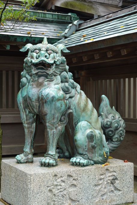 宗像大社 狛犬 阿形