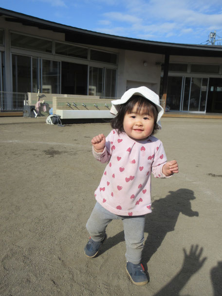 「いっぱい あるけるように なったよ！」