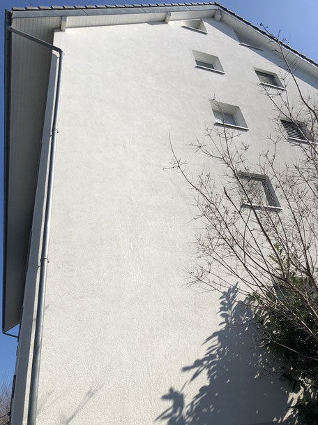 Façades 4 mois après traitement Art Cleaner à Yverdon