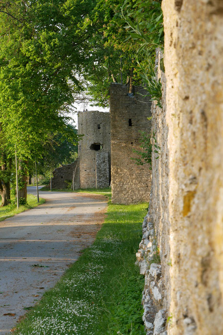 Stadtmauer Visby - beim Aufenthalt im Baltic Centre for Writers and Translators