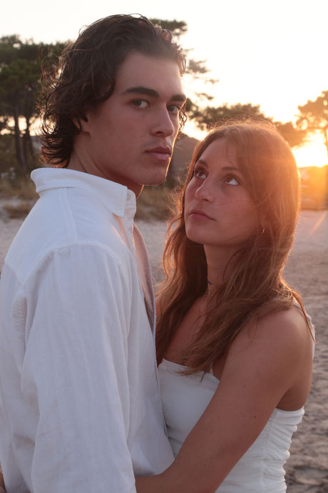 séance photo couple plage Calvi corse corsica photographe mariage 