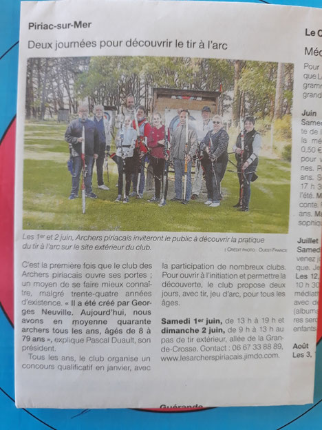 Article Ouest-France 