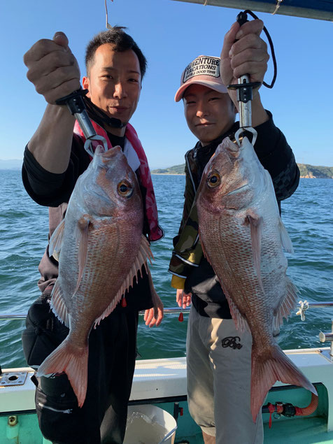 弟君！初挑戦！兄弟でダブルヒット(^^♪。