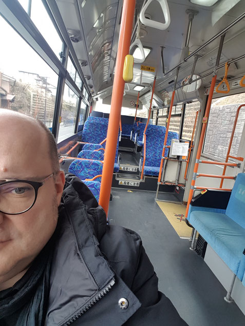 Alone in the bus