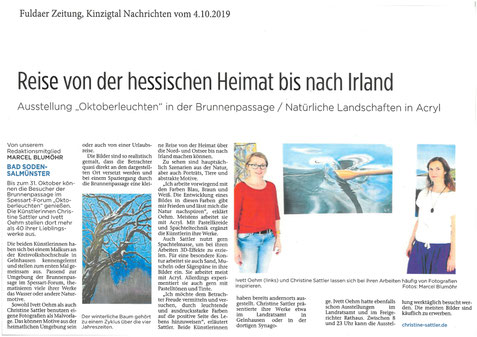 Presse Christine Sattler Lebenskunst