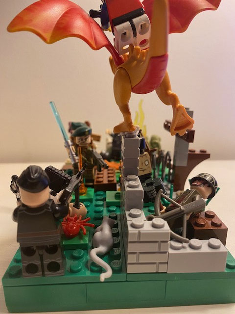 scène LEGO WW2 bataille fantastique cauchemar apocalyptique – concours photo LEGO guerre mondiale