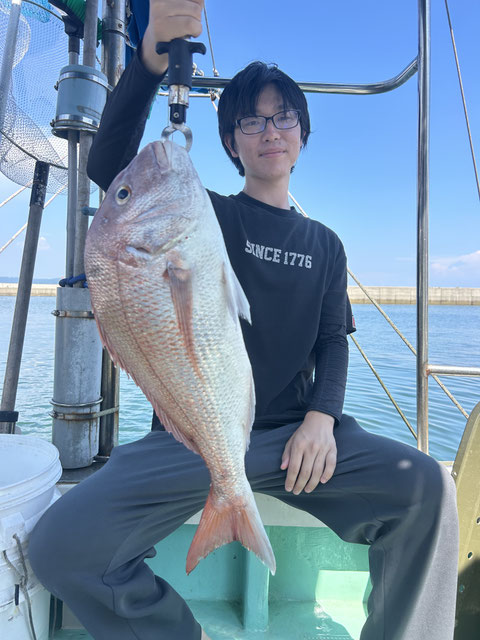 8月16日　2位　小林様　64.5㎝　　高校生お兄ちゃん　