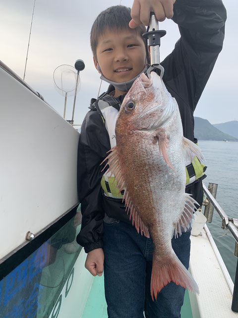 5年生お兄ちゃんも　お見事！　Nicesize！get！