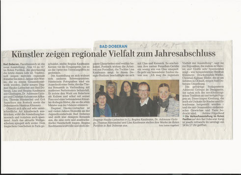 Ausstellungsartikel November 2015
