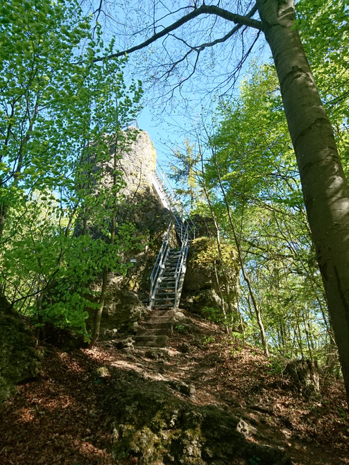 Aufstieg zum Signalstein