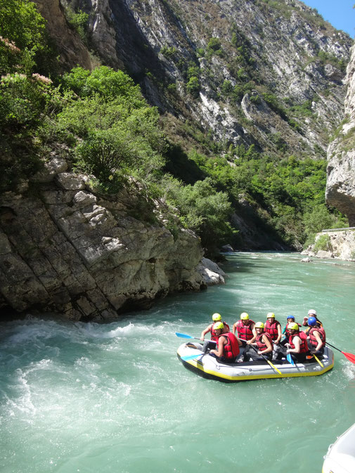 rafting près d' Allos