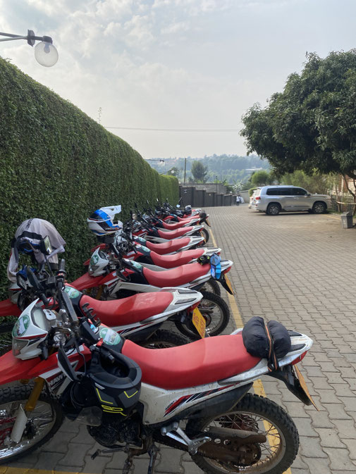 Motorcycle for Hire in Kigali, Rwanda