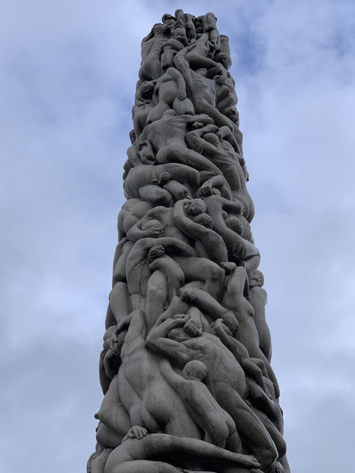 Norwegen, Oslo, Frognerpark, Vigeland Park, Skulpturen, Kunst, Bronze