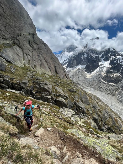 Hochtouren, Mont Blanc, Chamonix, Les Droites, Normalweg, Ostpfeiler, Couvercle, Mer de Glace Montenvers, Südwestcouloir