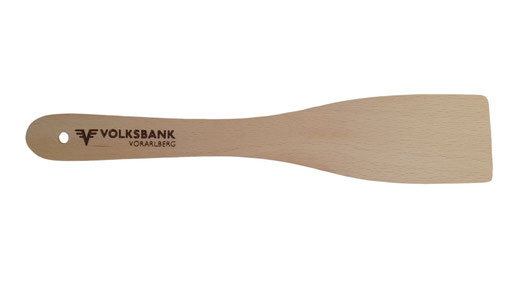 geschwungener Saucenrührer aus Holz für naturbewusste Köche, Curved wooden sauce stirrer for nature-conscious cooks