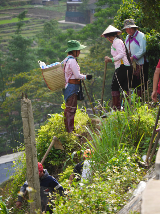 Im Fokus stehen aber die Dörfer mit ihren Agrarflächen und den Menschen, die sie bewirtschaften... Lao Chai Village, Sa Pa, Vietnam (Foto Jörg Schwarz)