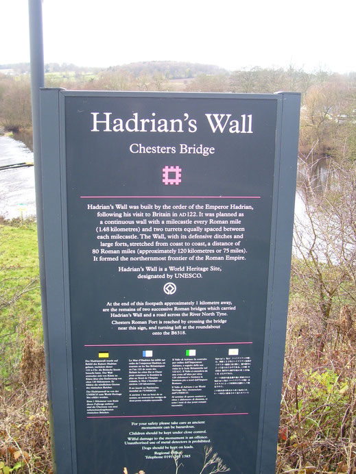 Hadrian's Wall Chesters Bridge