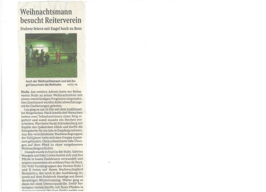 Artikel Mein Verein Dezember 2019