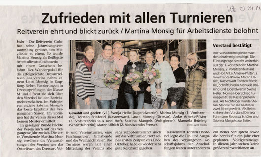 Artikel Kreiszeitung vom 02.04.2019