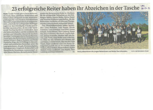 Quelle: Weser-Kurier 30.04.2022
