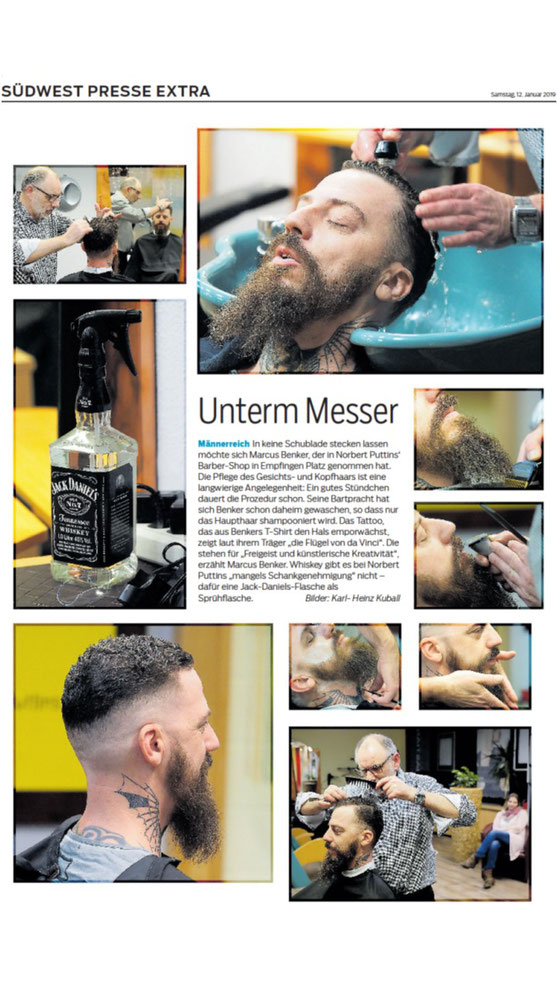 Bericht aus der Südwest- Presse vom 12.01.2019